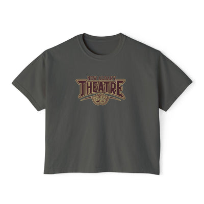 Women's New Albany Theatre Showtime Graphic Boxy Crop Short Sleeve Tee
