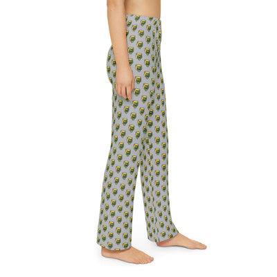 Youth Grey Pajama Pants with Allover Brooke Bruin Print