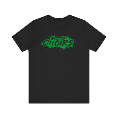 Adult Unisex Dublin Scioto Choirs Paint Splatter Graphic Short Sleeve Soft Tee