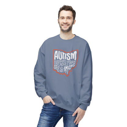 Adult Unisex Autism See The Amazing Graphic Soft Style Sweatshirt