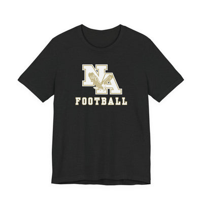 Adult Unisex New Albany Football Gold Classic Logo Graphic Short Sleeve Soft Tee