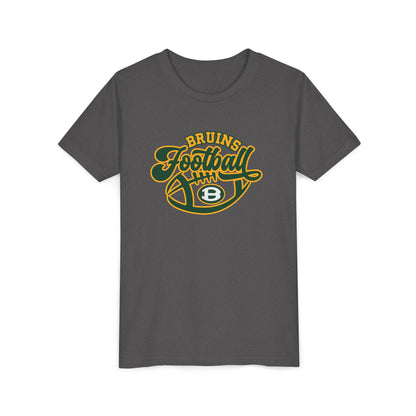 Youth Bruin Script Football Graphic Short Sleeve Soft Tee