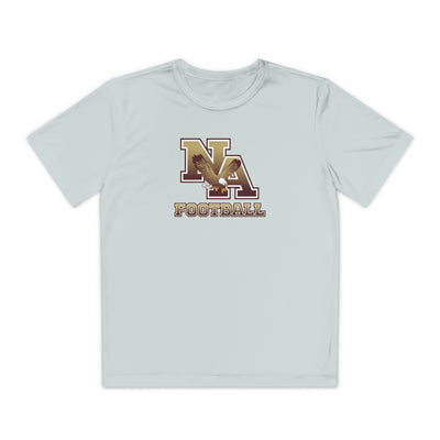 Youth New Albany Ombre Eagle Logo Graphic Sport-Tek Competitor Performance Tee