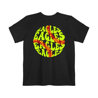 Adult Unisex New Albany Eagles Curveball Graphic Pocket T-shirt