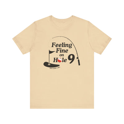 Adult Unisex Hole 9 Links Graphic Short Sleeve Soft Tee