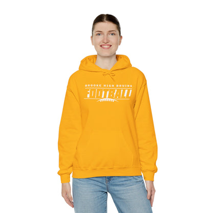 Adult Unisex Brooke High Bruins Goal Line Graphic Hoodie