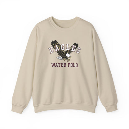 Adult Unisex Flying  Water Polo Eagle Graphic Sweatshirt