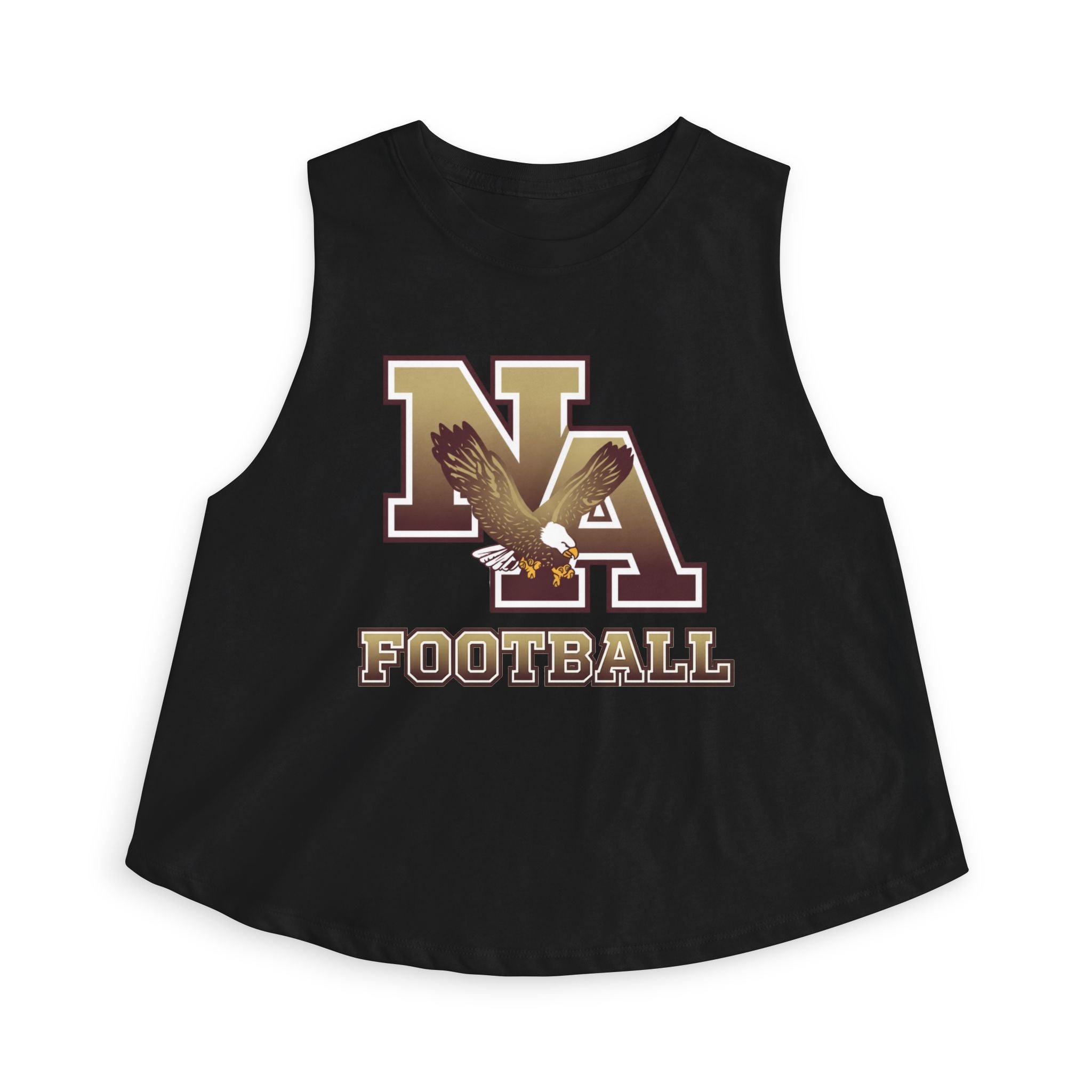 Women's New Albany Ombre Eagle Logo Graphic Crop Tank