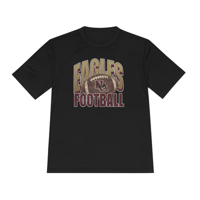 Adult Unisex New Albany First-Down Distressed Football Graphic Sport-Tek Competitor Performance Tee