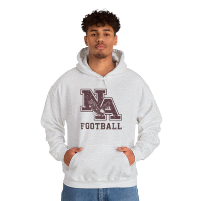 Adult Unisex New Albany Football Distressed Vintage Logo Graphic Hoodie
