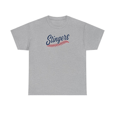 Adult Unisex Stingers Softball Stitches Graphic Short Sleeve Gildan Heavy Tee