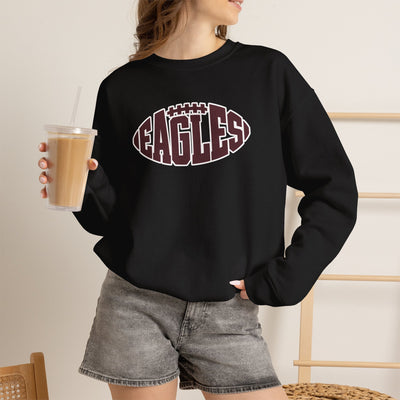 Adult Unisex New Albany Football Eagle Ball Graphic Sweatshirt