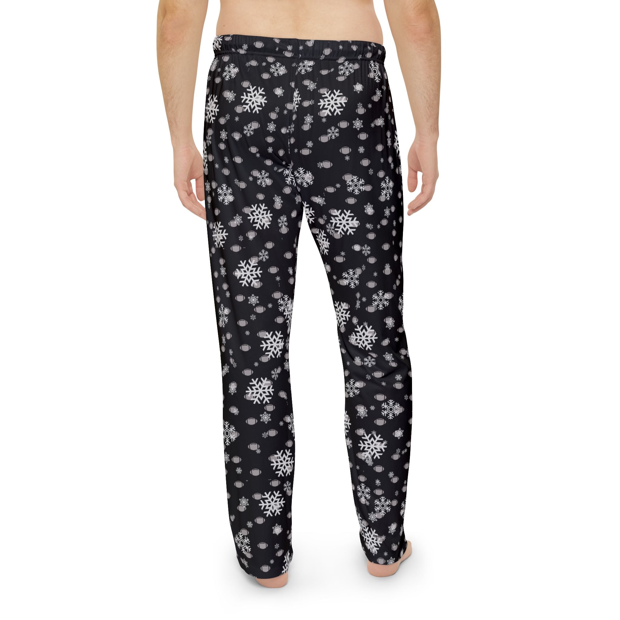 Men's Westerville Central Football Snowflake Spirit Super Soft Pajama Pants