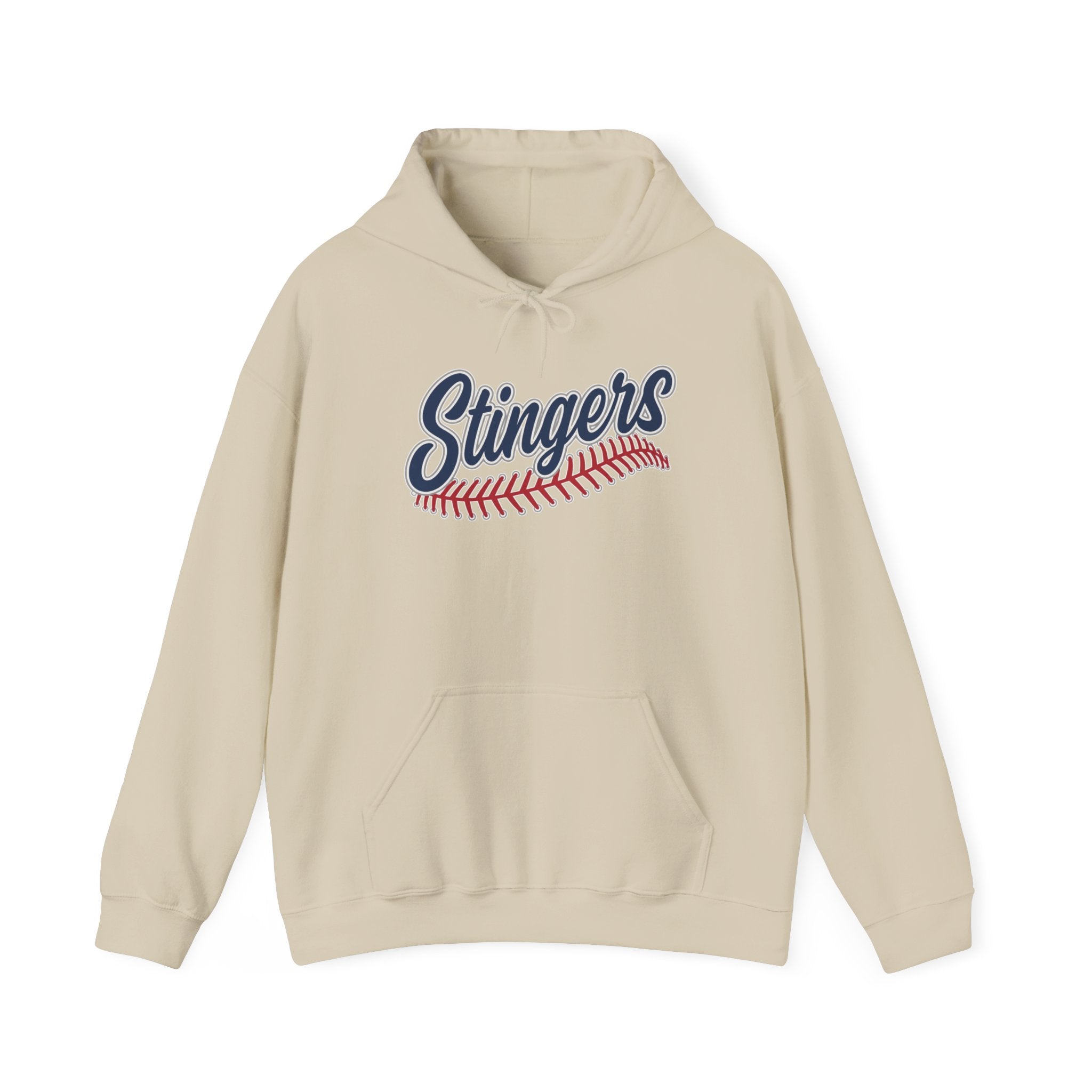 Adult Unisex Stingers Softball Stitches Graphic Hoodie