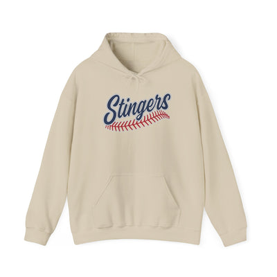 Adult Unisex Stingers Softball Stitches Graphic Hoodie