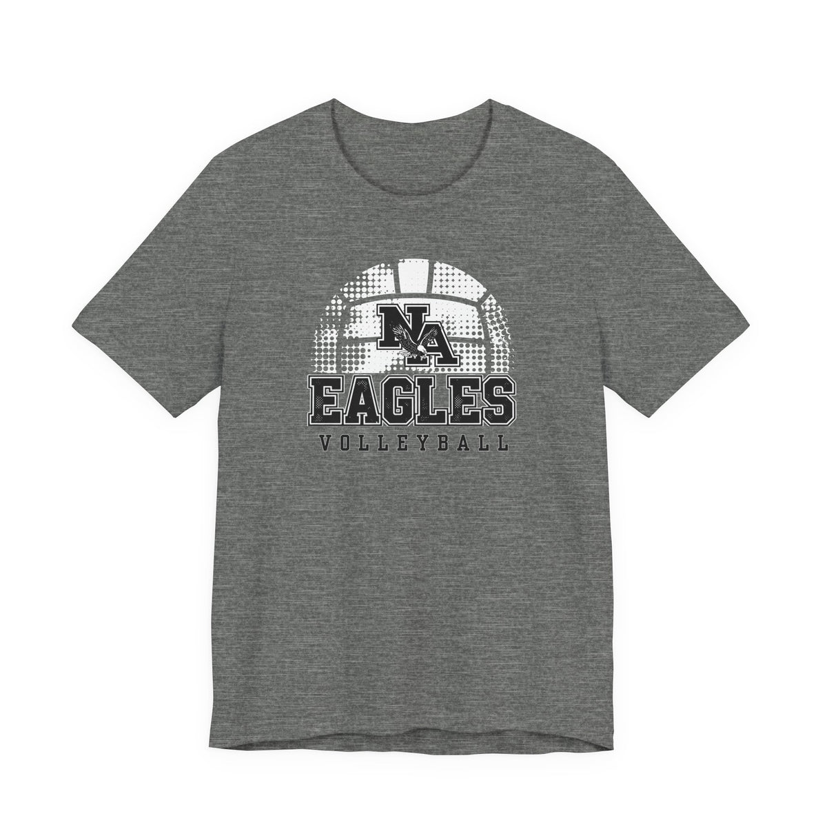 Adult Unisex New Albany Eagles Spike it Graphic Short Sleeve Soft Tee
