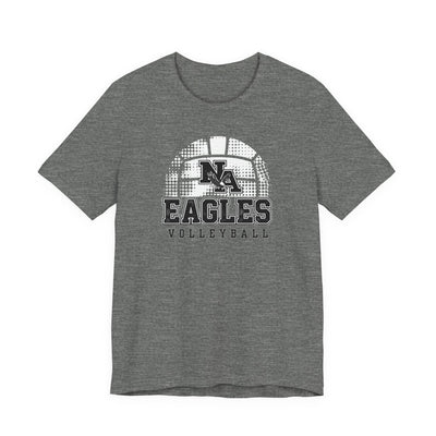 Adult Unisex New Albany Eagles Spike it Graphic Short Sleeve Soft Tee