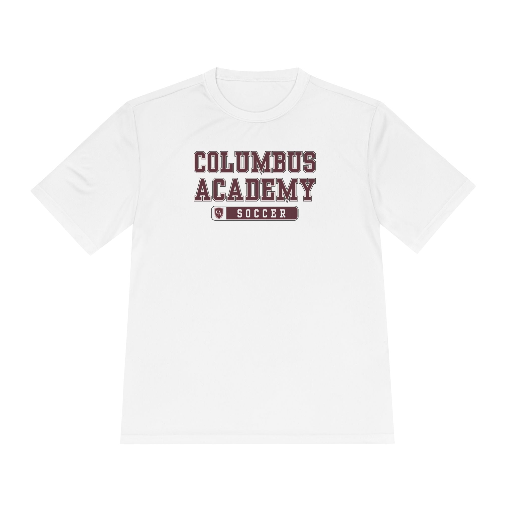 Adult Unisex Columbus Academy Soccer Graphic Sport-Tek Competitor Performance Tee