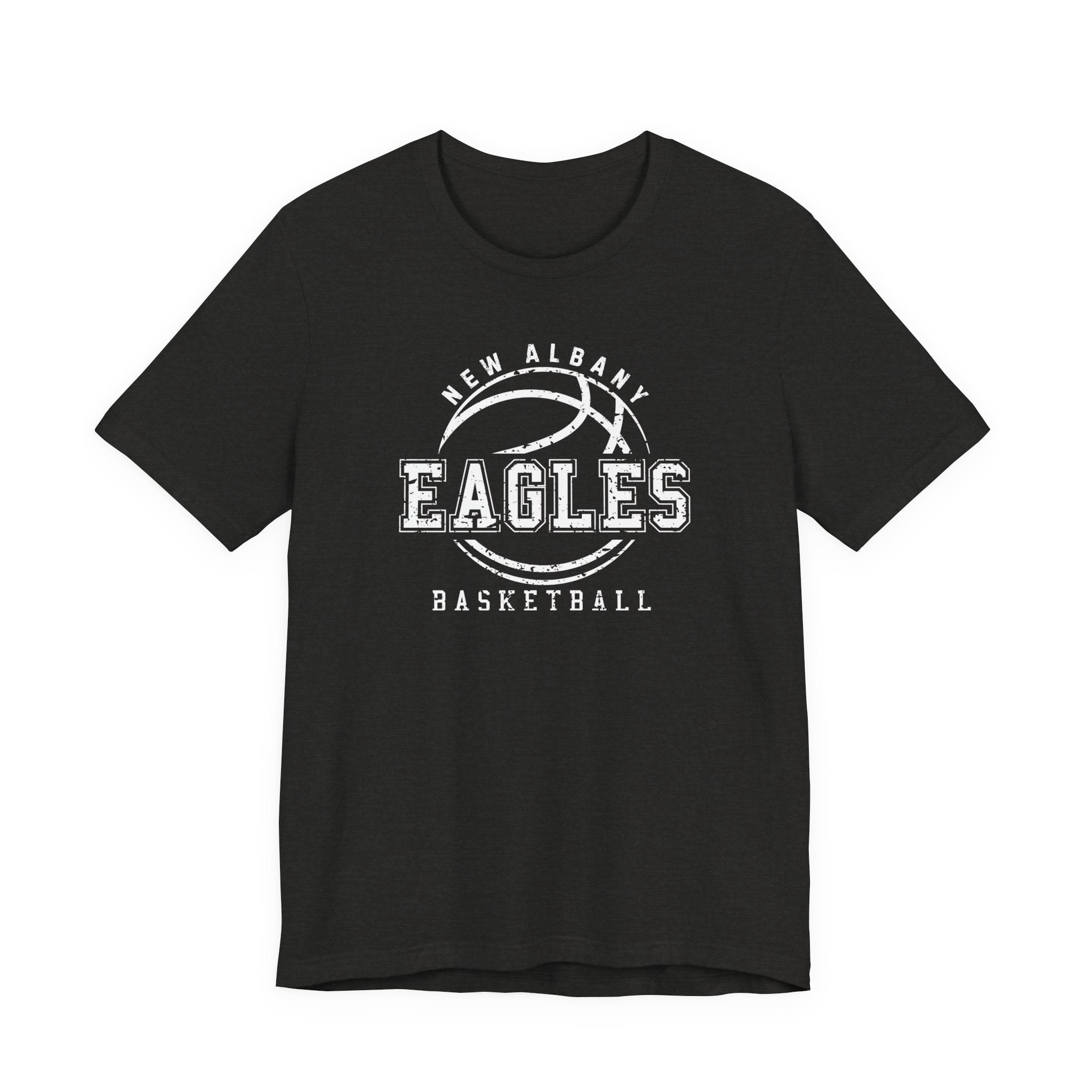 Adult Unisex New Albany Eagles Rebound Retro Distressed Graphic Short Sleeve Soft Tee