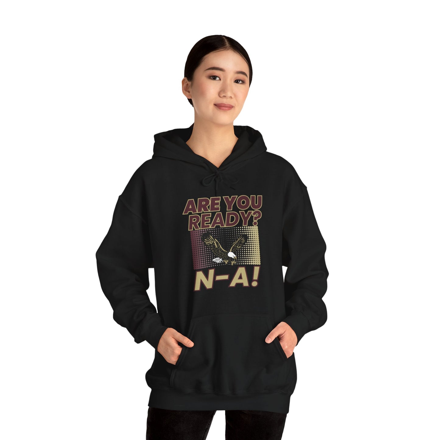Adult Unisex Eagles Ready Graphic Hoodie- New Albany Eagles