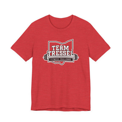 Adult Unisex Team Tressel Fitness Challenge Graphic Short Sleeve Soft Tee