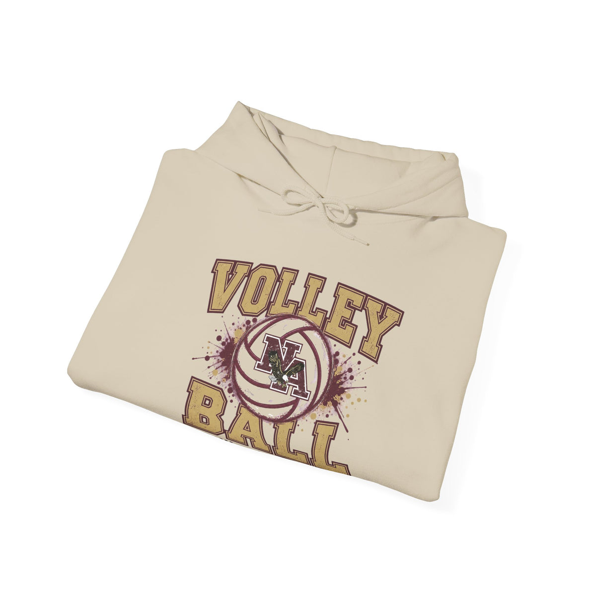 Adult Unisex New Albany Eagles Power Volleyball Graphic Hoodie