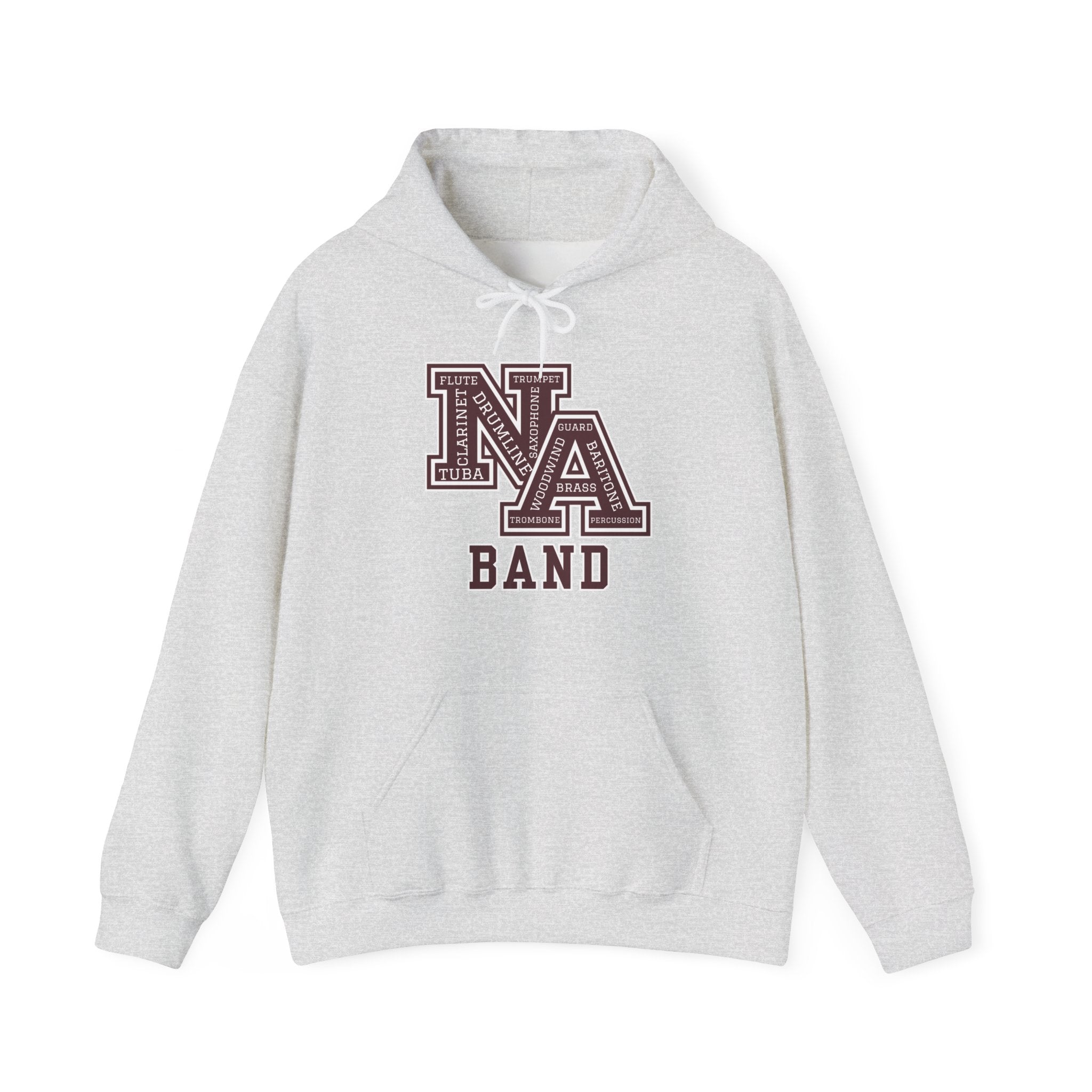 Adult Unisex New Albany Band Word Logo Graphic Hoodie