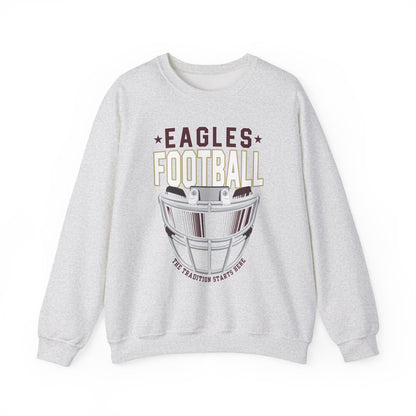 Adult Unisex Eagles White Hype Helmet Graphic Sweatshirt