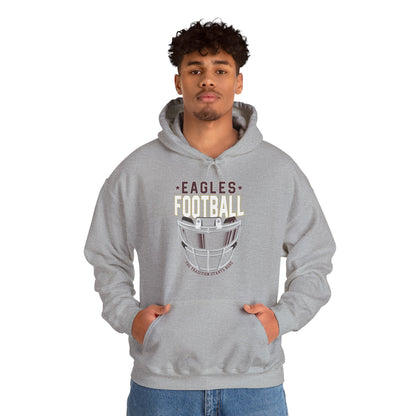 Adult Unisex Eagles White Hype Helmet Graphic Hoodie