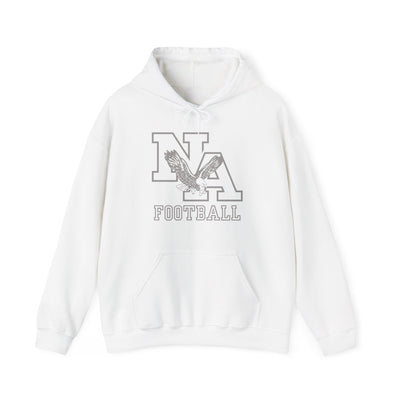 Adult Unisex New Albany Tonal Football Logo Graphic Hoodie