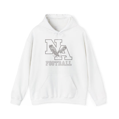 Adult Unisex New Albany Tonal Football Logo Graphic Hoodie