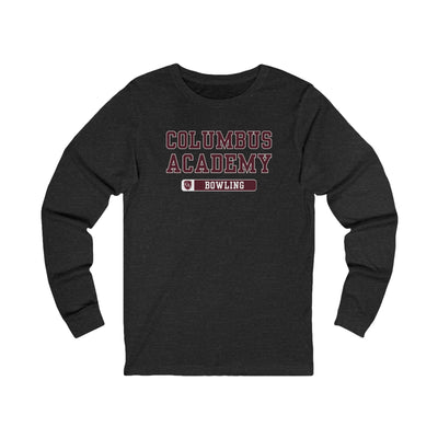 Adult Unisex Columbus Academy Bowling Graphic Long Sleeve Bella + Canvas Soft Tee