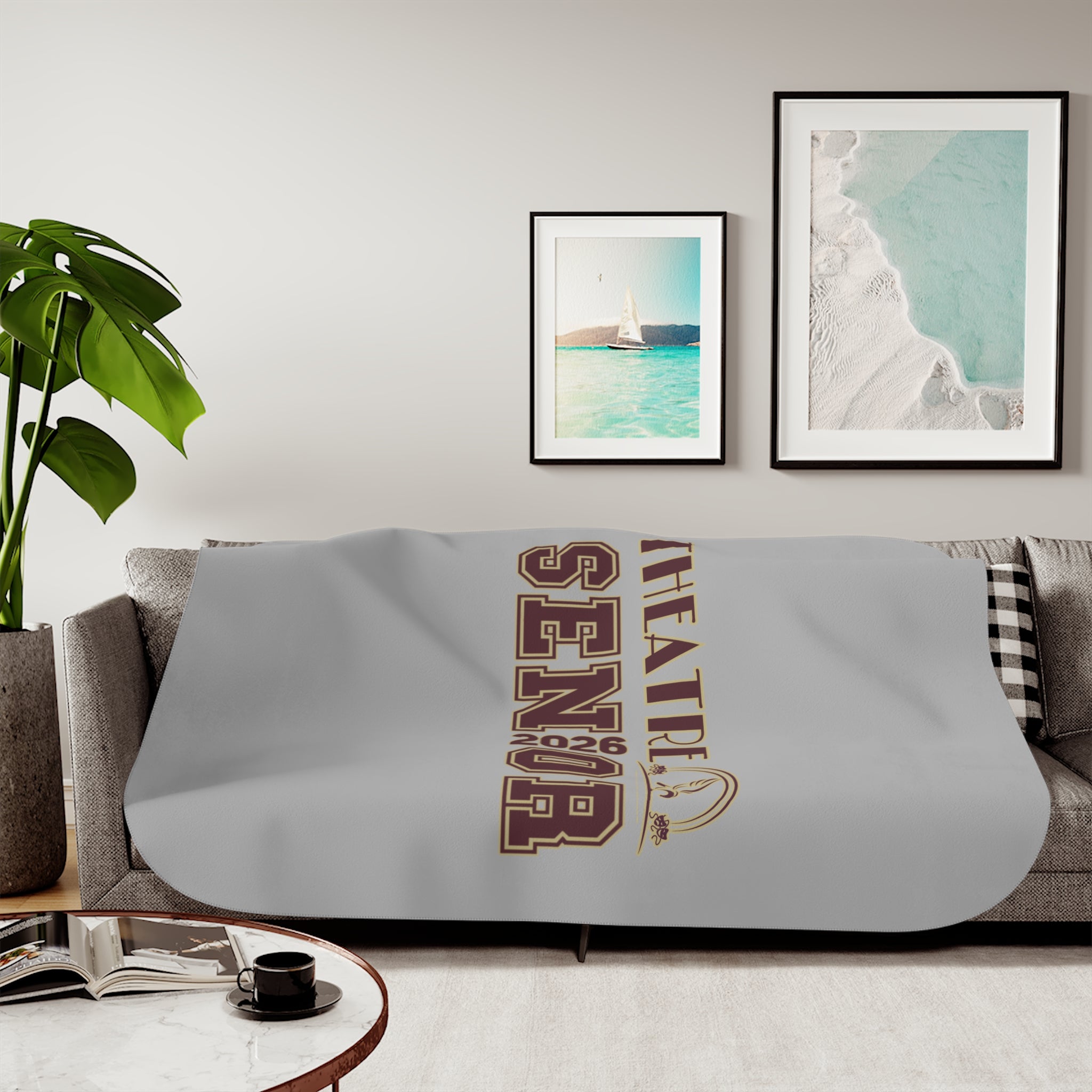 New Albany Theatre Senior Graphic So-Soft Sherpa Blanket