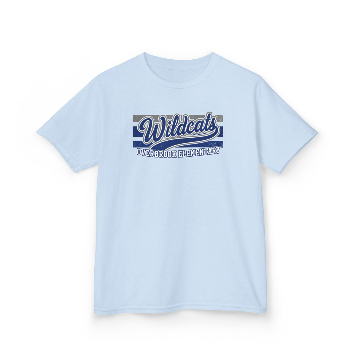 Youth Overbrook Elementary Wildcats Vintage Distressed Spirit Graphic Gildan Classic Tee