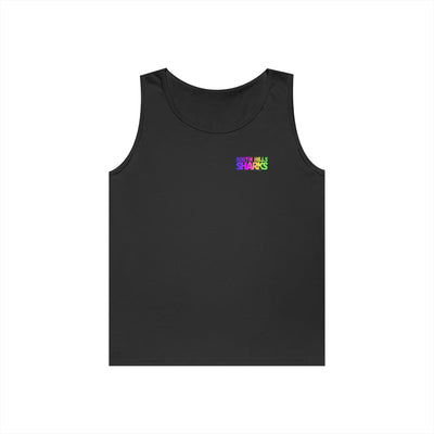 Adult Unisex South Hills Swim Team Neon Rainbow Graphic Tank