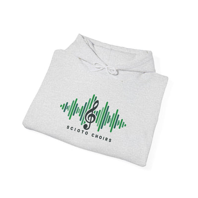 Adult Unisex Dublin Scioto Choirs Sound Wave Graphic Hoodie