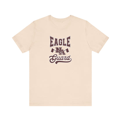 Adult Unisex Classic Varsity Eagle Guard Graphic Short Sleeve Soft Tee