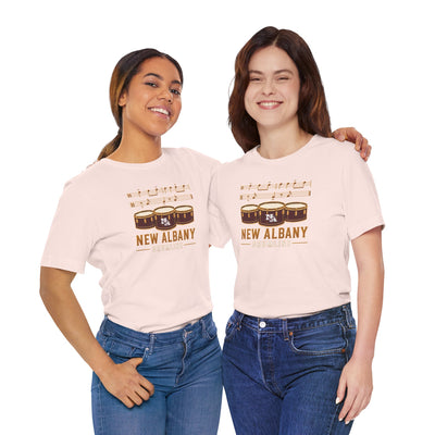 Adult Unisex New Albany Band Drumline Graphic Short Sleeve Bella + Canvas Soft Tee