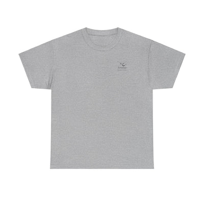 Adult Unisex Heavy Cotton Short Sleeve Tee - Black Notre Dame Village Jennings Logo