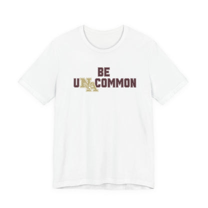 Adult Unisex Be Uncommon Basketball Graphic Short Sleeve Soft Tee
