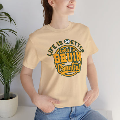 Adult Unisex Bruin Country Graphic Short Sleeve Soft Tee