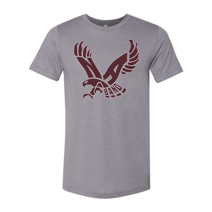 Adult Unisex Super Soft Band Eagle Graphic Short Sleeve Tee