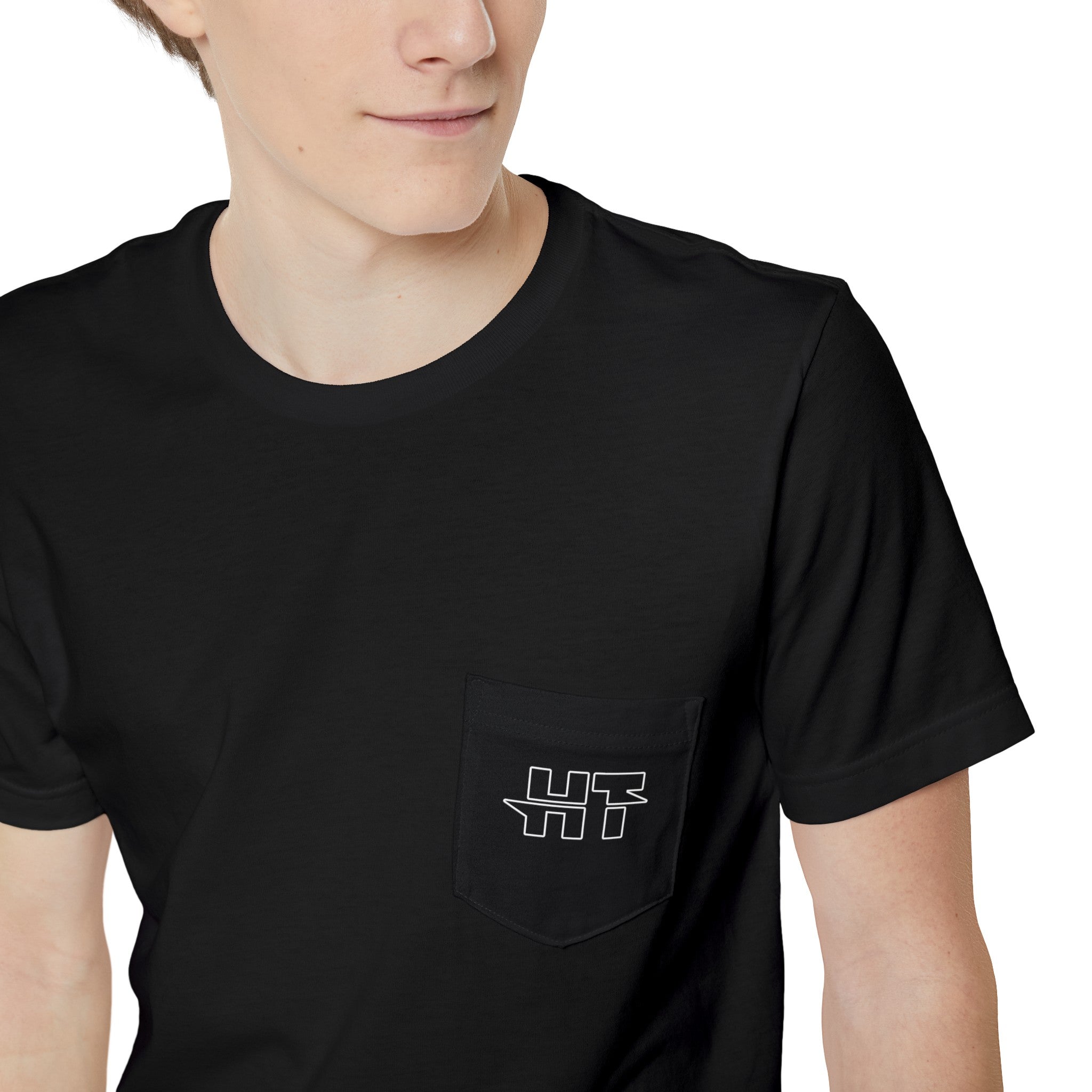 Adult Unisex Home Turf Logo Pocket Tee with Back Graphic