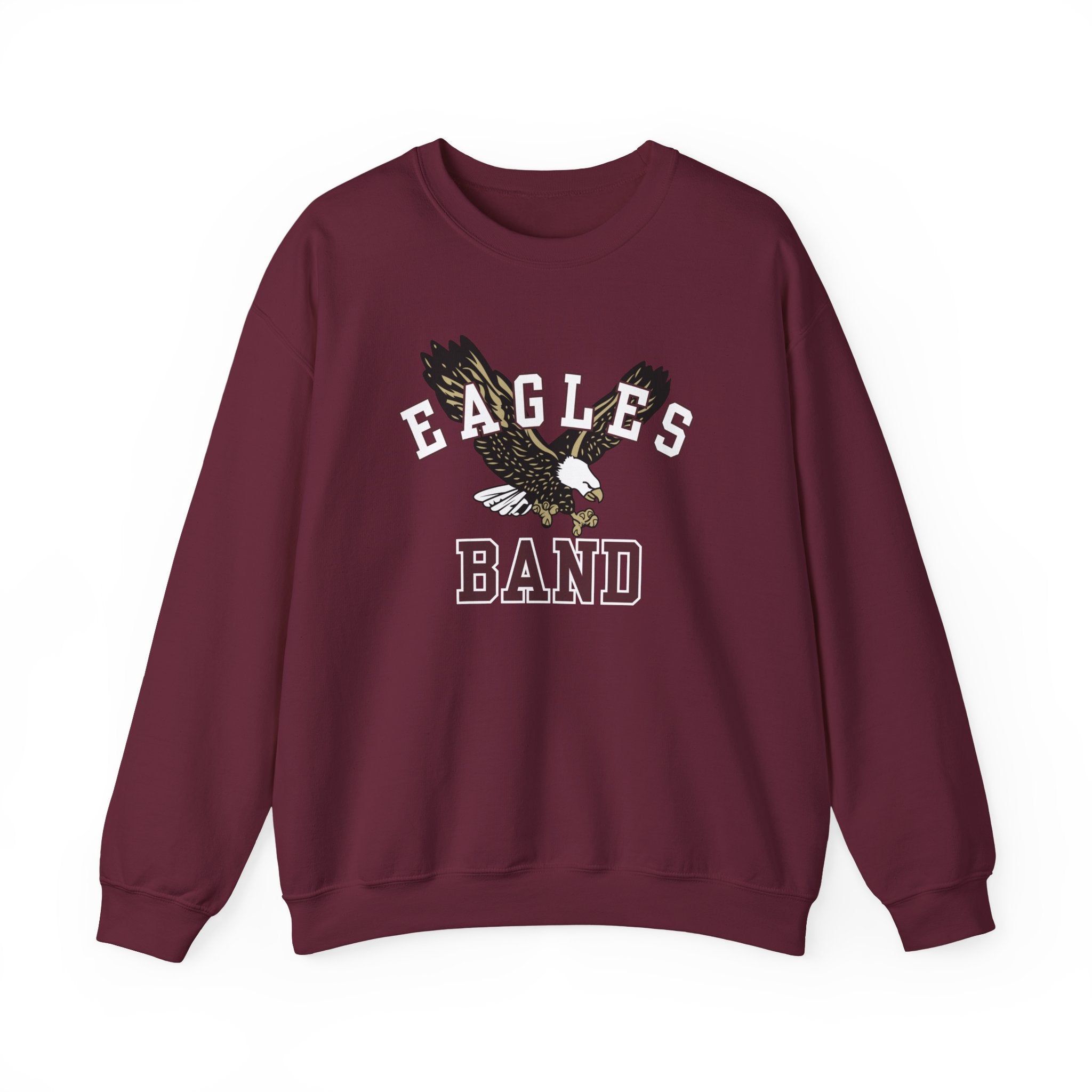 Adult Unisex Flying Band Eagle Graphic Sweatshirt