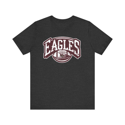 Adult Unisex New Albany Eagles Football Motion Graphic Short Sleeve Soft Tee