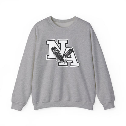 Adult Unisex Classic White and Black Logo Graphic Sweatshirt