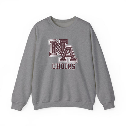 Adult Unisex Choirs Words NA Logo Graphic Sweatshirt