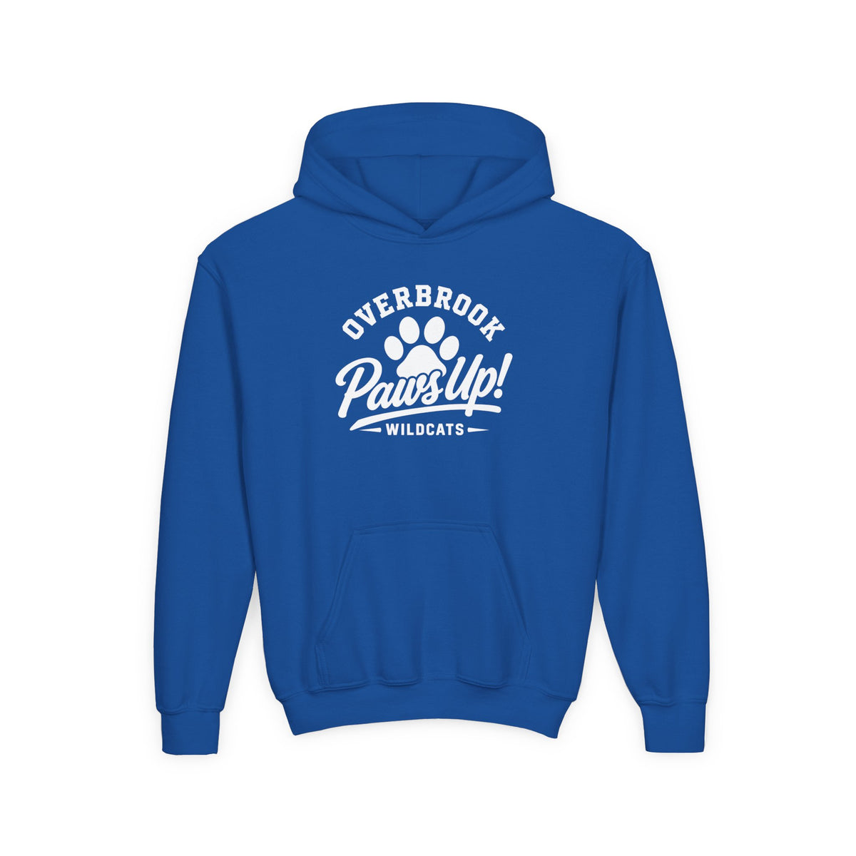 Youth Overbrook Elementary Paws Up Graphic Hoodie