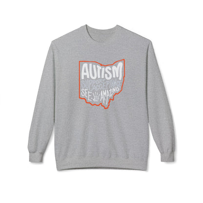 Adult Unisex Autism See The Amazing Graphic Soft Style Sweatshirt