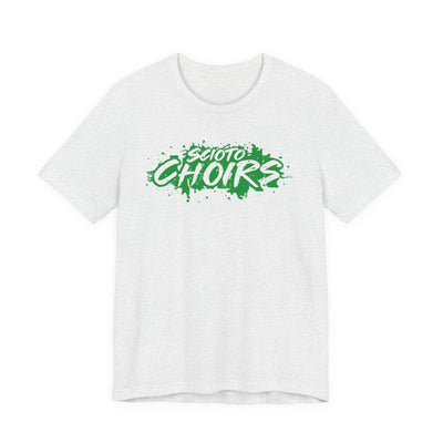 Adult Unisex Dublin Scioto Choirs Paint Splatter Graphic Short Sleeve Soft Tee